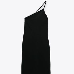 ZARA Asymmetrical Midi Dress